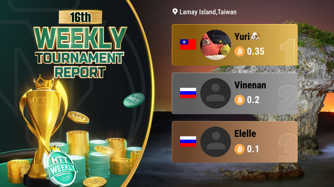 Week 16-Taiwanese athlete wins sixth championship trophy