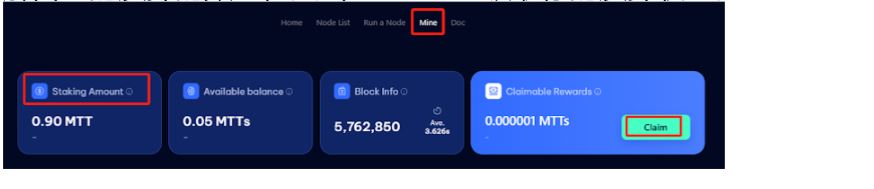 MTT Token Network Delegation Staking Guide